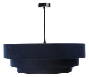 Luster na lanku TRINITI 1xE27/60W/230V modrá/zlatá