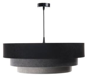 Luster na lanku TRINITI 1xE27/60W/230V čierna/šedá