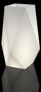 MONUMO Dizajnový kvetináč MONUMO VOLCANO - s osvetlením biely