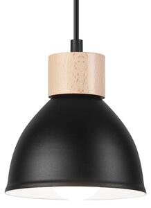 Luster na lanku NICO 3xE27/60W/230V čierna