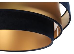 Luster na lanku TRINITI 1xE27/60W/230V modrá/zlatá