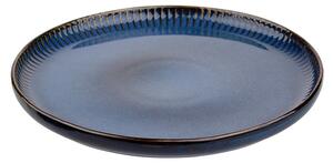 Altom Porcelánový dezertný tanier Reactive Stripes modrá, 20,5 cm