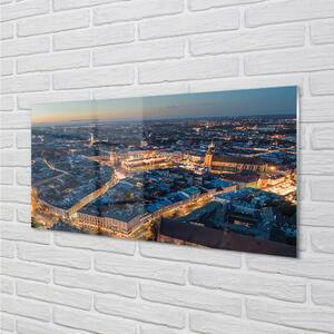 Nástenný panel  Krakov nočné panorama 100x50 cm
