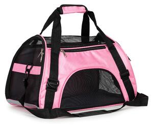 PETSI Cestovná taška pre domáce zvieratá, mačku, psa, ružová
