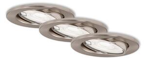 Briloner 7182-032-SADA 3xLED Stmievateľné kúpeľňové svietidlo 1xGU10/5W/230V IP23