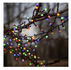 Eglo -LED Vonkajší vianočný svetelný reťazec BERRY MINI 700xLED/8 funkcií 19m viacfarebný IP44