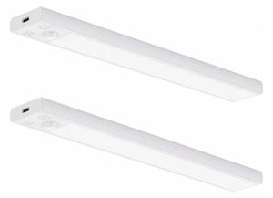 Sada 2x LED nabíjateľné osvetlenie nábytku so senzorom VIRO LED/1,2W/800 mAh 30cm CCT biela
