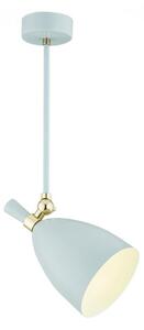 Argon 4685 - Luster na tyči CHARLOTTE 1xE27/15W/230V modrá/zlatá
