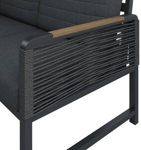 TERASOVÁ SEDACIA SÚPRAVA kov, plast, textil Ambia Garden - Série záhradného nábytku