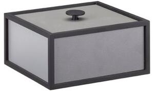 Úložný box Frame Dark Grey 14x14 cm