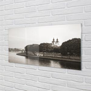 Nástenný panel  Krakow River bridge 100x50 cm