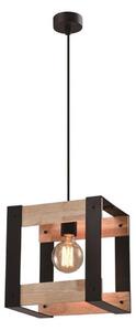 Luster na lanku VARNA 1xE27/40W/230V dub