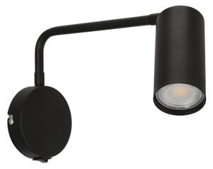 Nástenná lampička TINA 1xGU10/15W/230V čierna