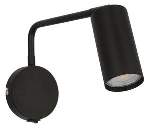 Nástenná lampička TINA 1xGU10/15W/230V čierna