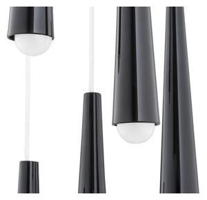 Argon 2103 - Luster na lanku HOLLYWOOD 5xE14/7W/230V čierna