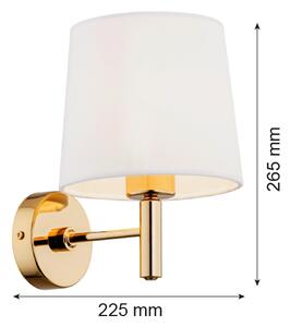 Argon 4728 - Nástenné svietidlo PONTE 1xE27/15W/230V