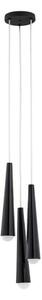 Argon 6103 - Luster na lanku HOLLYWOOD 3xE14/7W/230V čierna