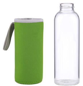 SMOOTHIE Fľaša s pouzdrom 500 ml - zelená