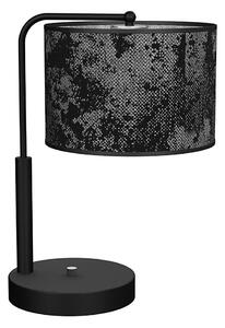 Stolná lampa SATINO 1xE27/60W/230V čierna/šedá