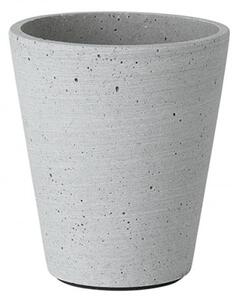 Kvetináč Coluna svetlosivý 11 cm