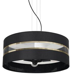 Luster na lanku ULTIMO 3xE27/60W/230V čierna