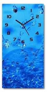Moderné hodiny nástenné Kvapky vody