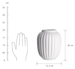 LIV Keramická váza 16,5 cm - biela