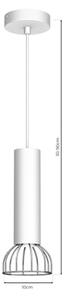 Luster na lanku DANTE 1xGU10/25W/230V biela/lesklý chróm