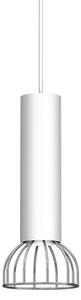 Luster na lanku DANTE 1xGU10/25W/230V biela/lesklý chróm