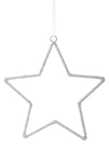 X-MAS Hviezda dekoračná 26 cm