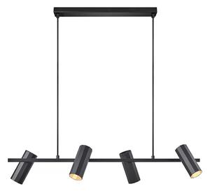 Nordlux - Luster na lanku ALANIS 4xGU10/15W/230V čierna