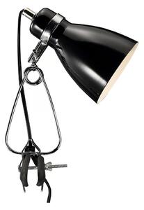 Nordlux - Stolná lampa s klipom CYCLONE 1xE14/15W/230V čierna