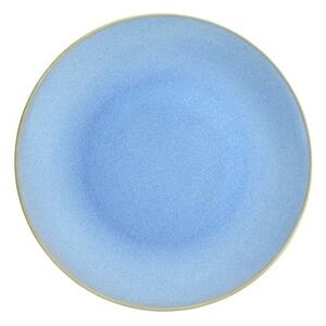 DOMESTIC Plytký tanier ¤27cm OSSIA modrý
