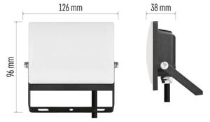 LED reflektor TAMBO EVO LED/20W/230V 4000K IP65 čierny