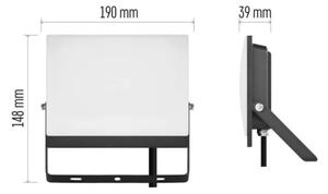 LED reflektor TAMBO EVO LED/50W/230V 4000K IP65 čierny