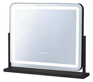 Brilagi - LED stmievateľné make-up zrkadlo ARIZONA LED/25W/230V 55x44 cm čierne