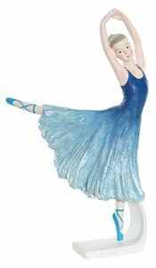 Dekoratívne postava DKD Home Decor Modrá Romantický Tanečnica baletu 13 x 6 x 23 cm