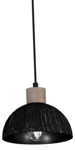 Luster na lanku ERIK 5xE27/60W/230V hnedá/čierna