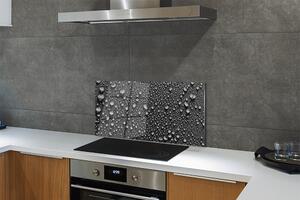 Sklenený obklad do kuchyne Vodné kvapky makro 100x50 cm