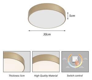 Brilagi - LED Stropné svietidlo POOL LED/36W/230V 3000/4000/6000K pr. 30 cm zlaté