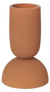 Sklenená váza Dual Vase Ocher 16,8 cm
