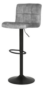 Barová stolička GITA sivá/čierna