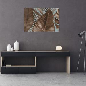 Obraz - Palmové listy, Aquarel (90x60 cm)