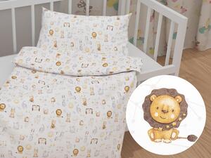 Biante Detské bavlnené posteľné obliečky do postieľky Sandra SA-439 Znamenia zverokruhu Do postieľky 90x120 a 40x60 cm