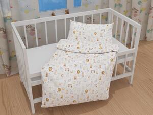 Biante Detské bavlnené posteľné obliečky do postieľky Sandra SA-439 Znamenia zverokruhu Do postieľky 100x135 a 40x60 cm