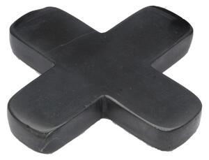 Mramorová podložka pod horúce Cross Black