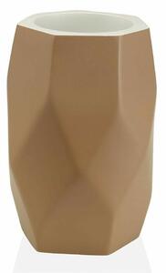 Držiak na zubnú kefku Versa Amanda Béžová Živica (8,4 x 11 x 8,4 cm)