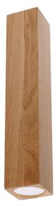 Sollux SL.1041 - Bodové svietidlo KEKE 1xGU10/40W/230V 30 cm dub