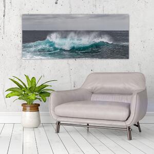 Obraz - Vlny v oceáne (120x50 cm)