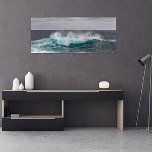 Obraz - Vlny v oceáne (120x50 cm)